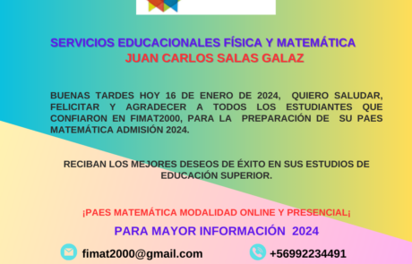 FIMAT2000 PAES MATEMÁTICA